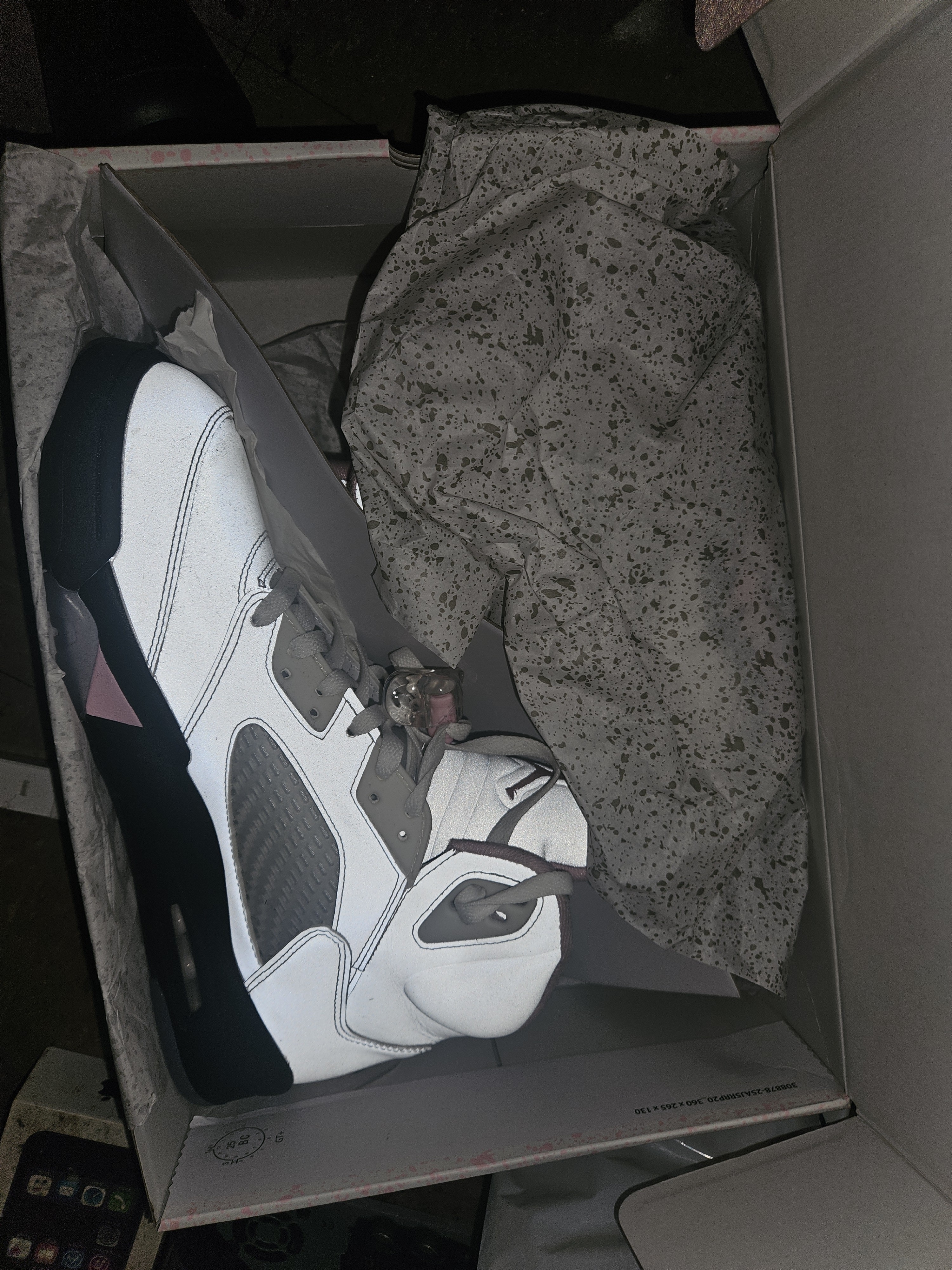 Jordan White Pink And Grey Men's Sneakers